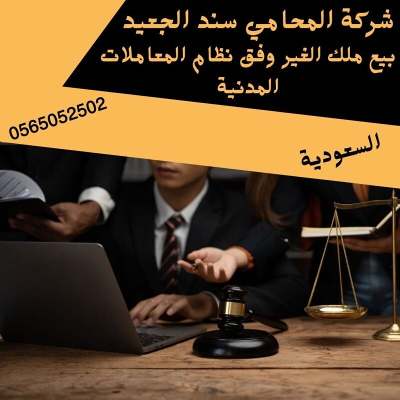 بيع ملك الغير وفق نظام المعاملات المدنية إضافة عنوان فرعي 24 شركة المحامي سند بن محمد الجعيد بيع ملك الغير وفق نظام المعاملات المدنية