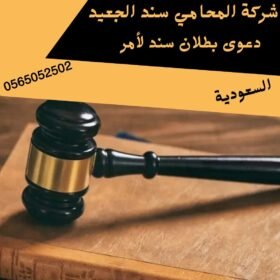دعوى بطلان سند لأمر