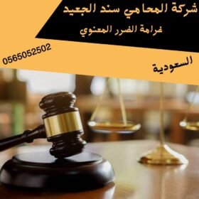 غرامة الضرر المعنوي